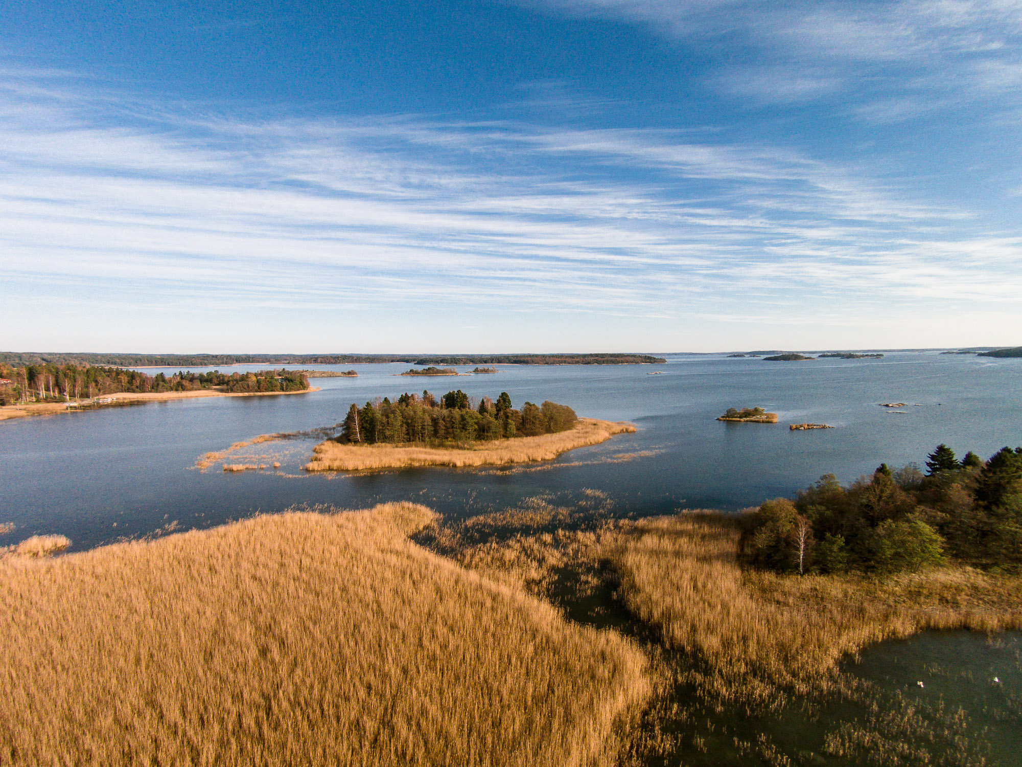 Flygfoto, Trosa Skärgård