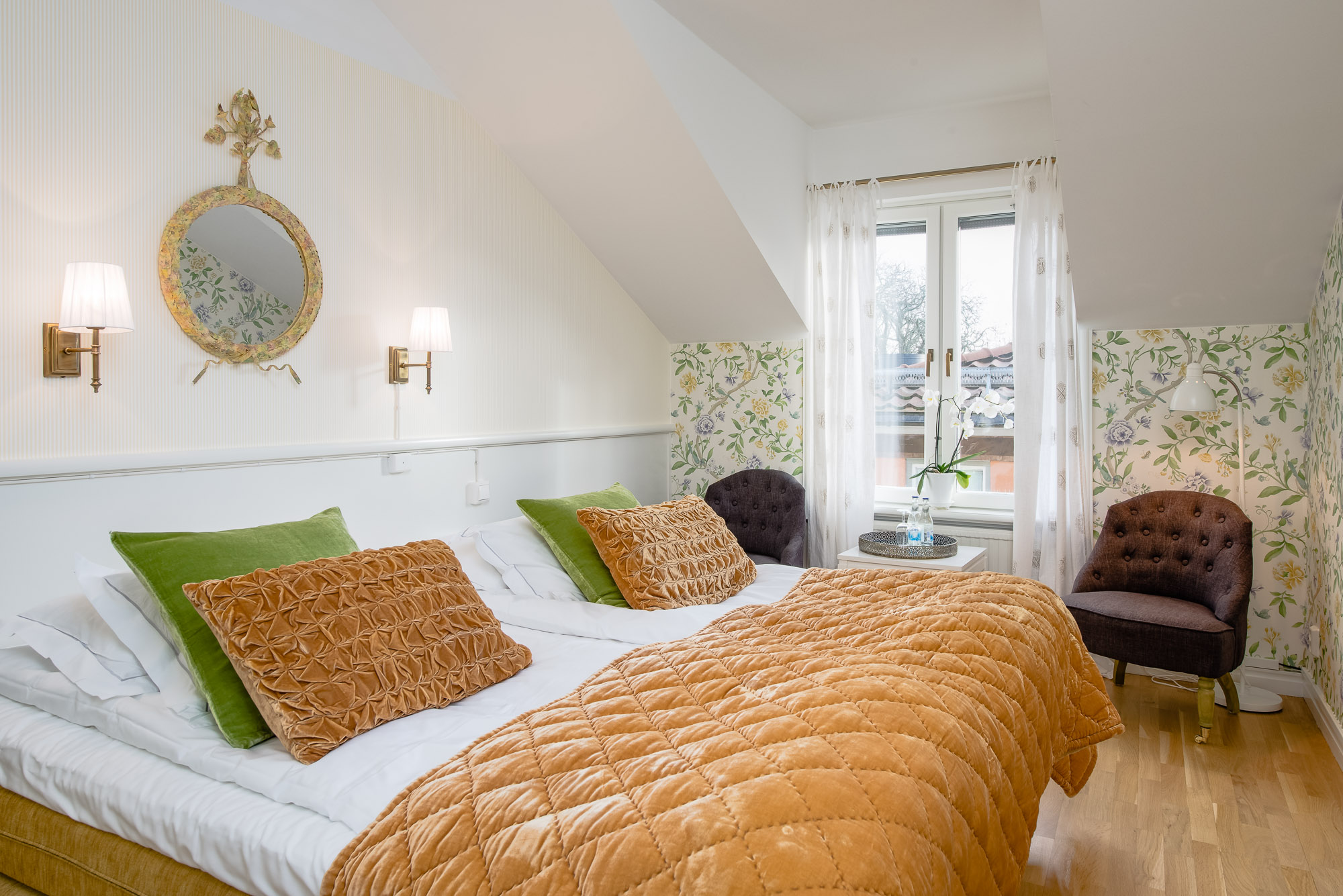 Trosa Stadshotell. Hotellrum